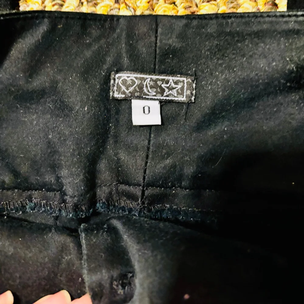 Vintage Low Rise Rampage Black Boot Cut & Flare Pants 0 - Picture 11 of 11